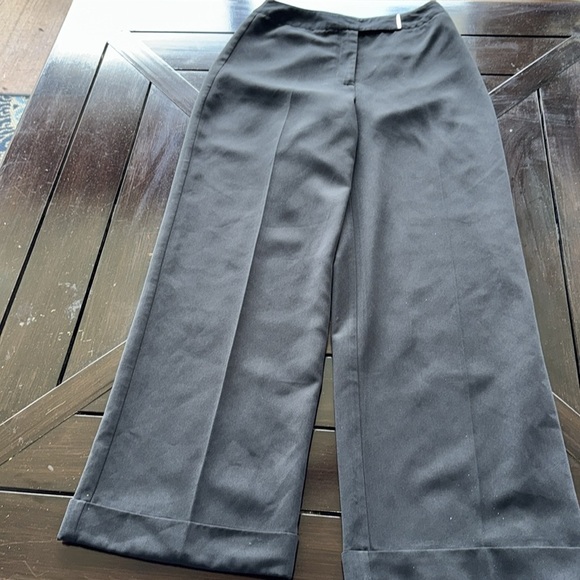 Metrostyle Black Wide Leg Trousers Tailored Fully Lined Size 6 - Picture 4 of 9